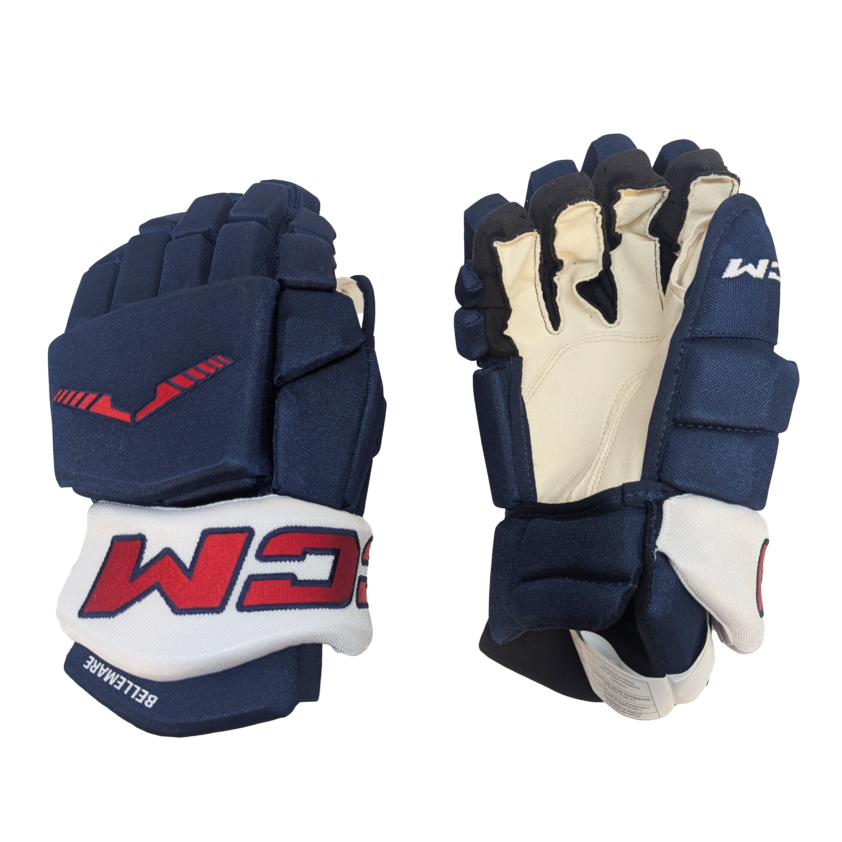 CCM HGTKPP - Team France Pro Stock Glove - Pierre-Édouard Bellemare (Blue/White)